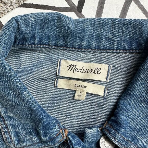 Madewell Size S The Jean Jacket in Medford Wash - Picture 4 of 6